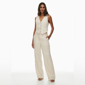 (NWT) Wilfred - Aritzia -The Limitless Pant in Linen - Color: Birch